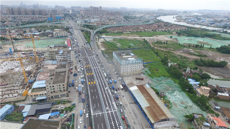 G105国道顺德桂南路口立交主线